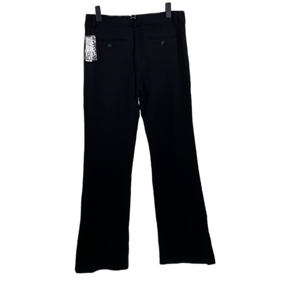 Theory | Max K Black Knit Bootcut Pants - Picture 2 of 5